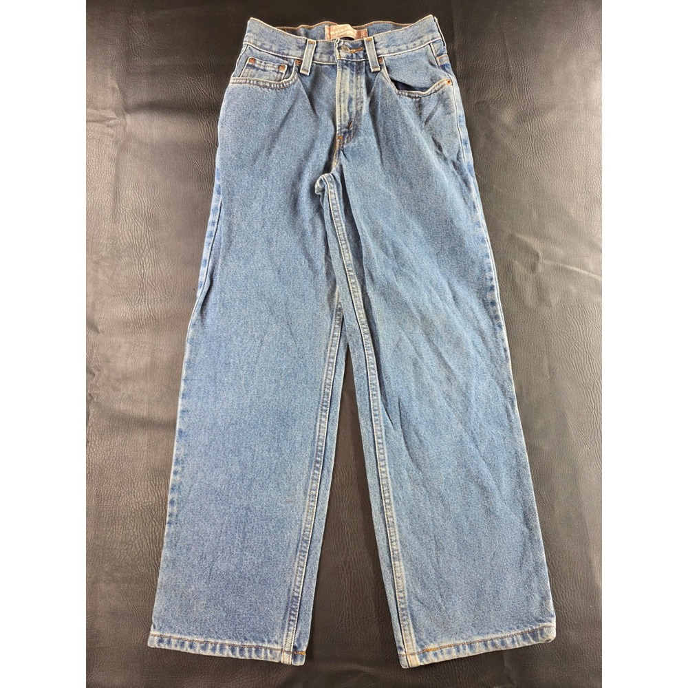 Levi 550 Relaxed Fit Jeans Boys 14 Slim Medium Wash Blue Denim 100% Cotton